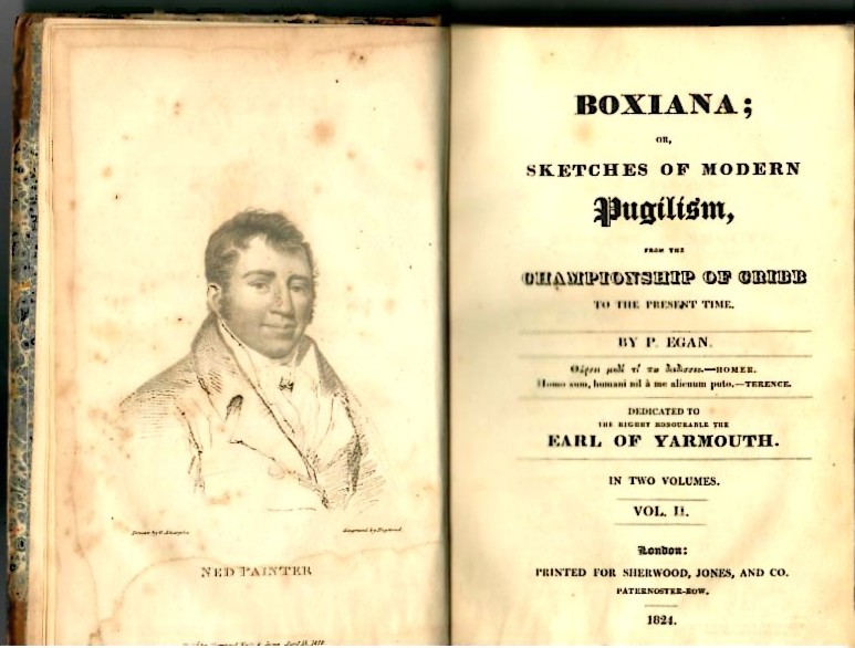 Egan, Pierce - Boxiana' Volumes I-IV: Rare set of first four volumes of Boxiana by Pierce Egan. Volume I - Boxiana or Sketches of Ancient and Modern Pugilism: From the Days of the Renowned Broughton a - Image 5