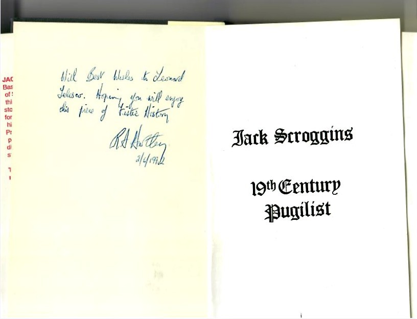 Hartley, R.A. - Jack Scroggins. 19th Century Pugilist - Image 2