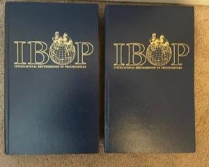 IBOP (International Brotherhood of Prizefighters) - Two volume set: A-K and L-Z. Published in 1996. Large 9 - x 14 1/4