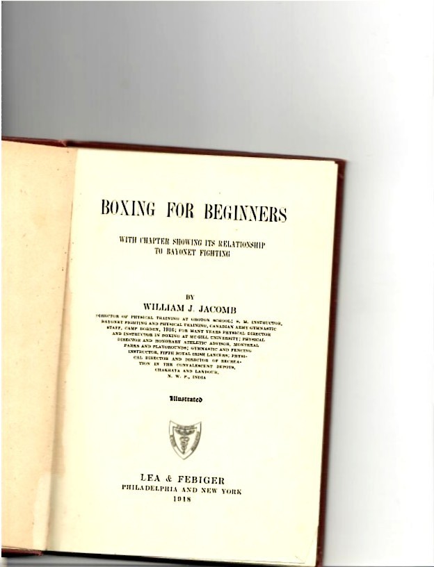 Jacomb, William J. - Boxing for Beginners and Bayonet Fighting - Image 3