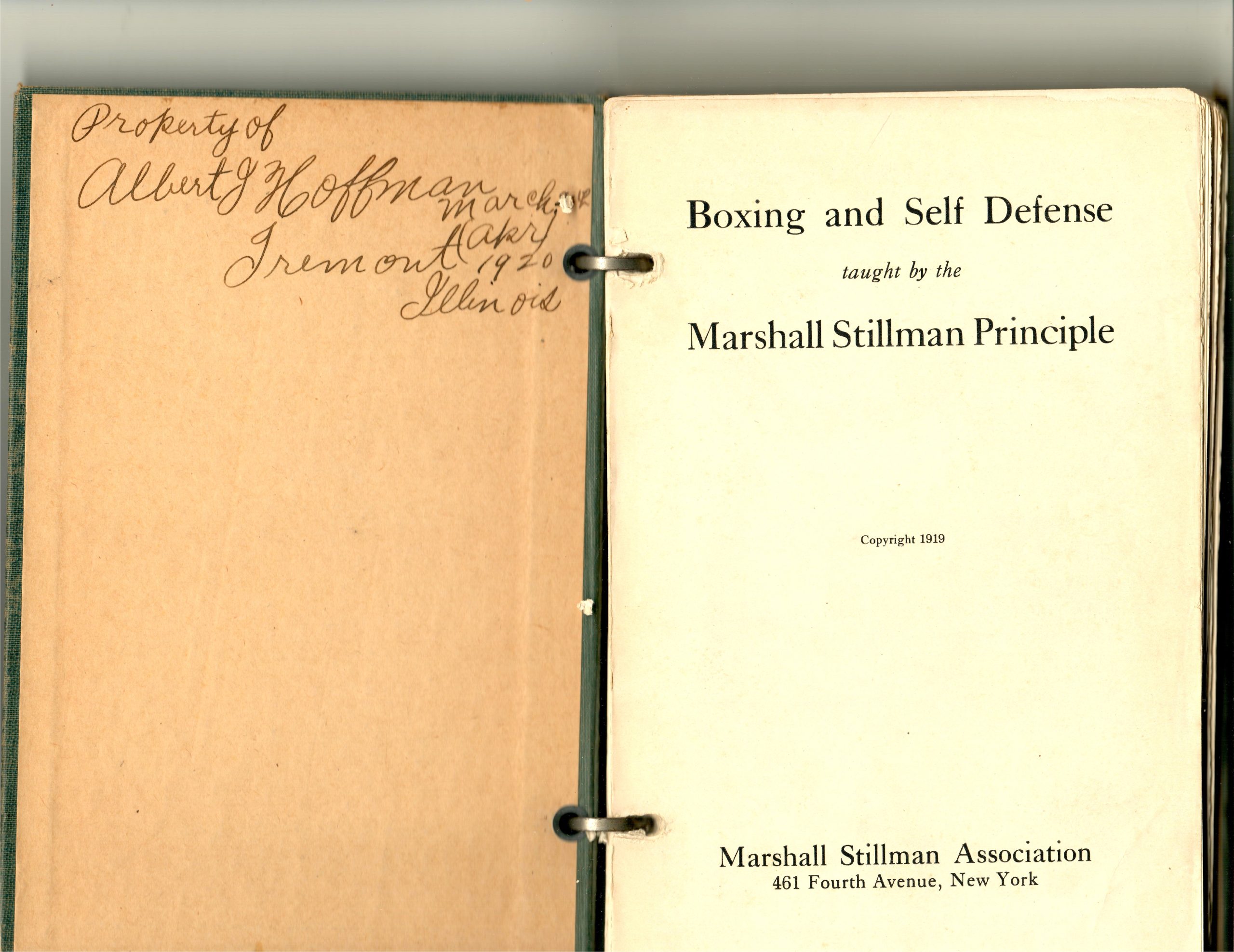Donovan, Mike - The Science of Boxing' 1893. 78-pages & 'Boxing and Self Defense Taught by the Marshall Stillman Principle TWO BOOKS BOUND TOGETHER IN ONE - Image 2