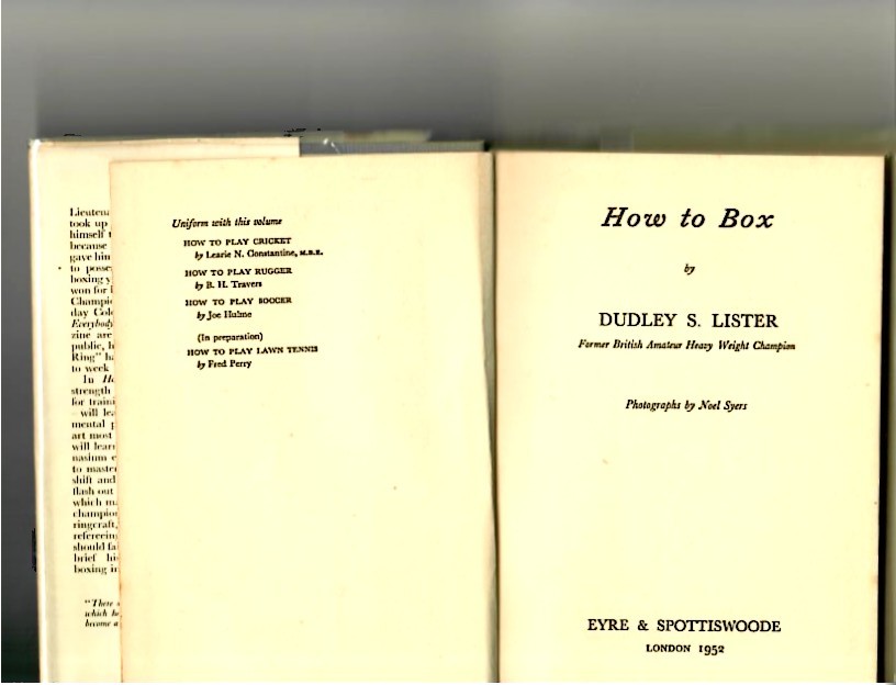Lister, Dudley - How to Box - Image 3