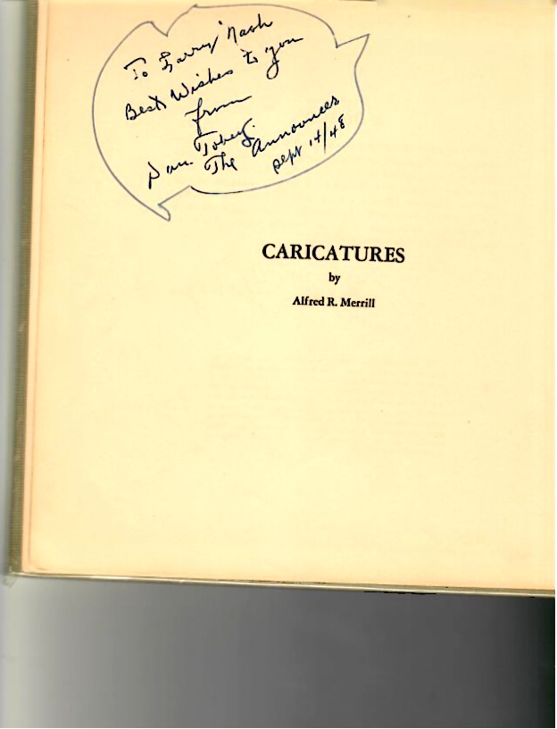 Merrill, Walter - K.O. - 1933 limited edition INSCRIBED by both author and famous announcer Dan Tobey - Image 3