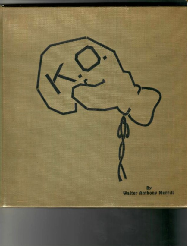 Merrill, Walter - K.O. - 1933 limited edition INSCRIBED by both author and famous announcer Dan Tobey