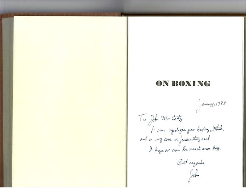 Oates, Joyce Carol 'On Boxing' 1987 1st ed. - Image 2