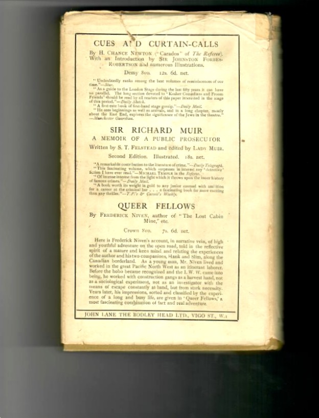 Palmer, Joe ‘Recollections of a Boxing Referee’ 1927 1st ed. 240 pages. Very good condition in a good dust jacket with some minor chipping/small tearing along some of the edges. - Image 2