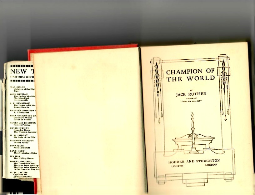 Ruthen, Jack - Champion of The World - Image 2