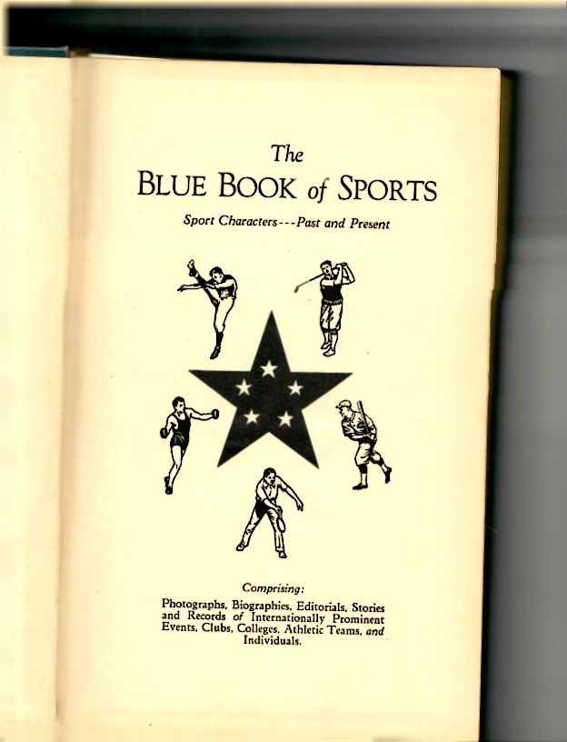 Sanders, Everett - The Blue Book of Sports - Image 3