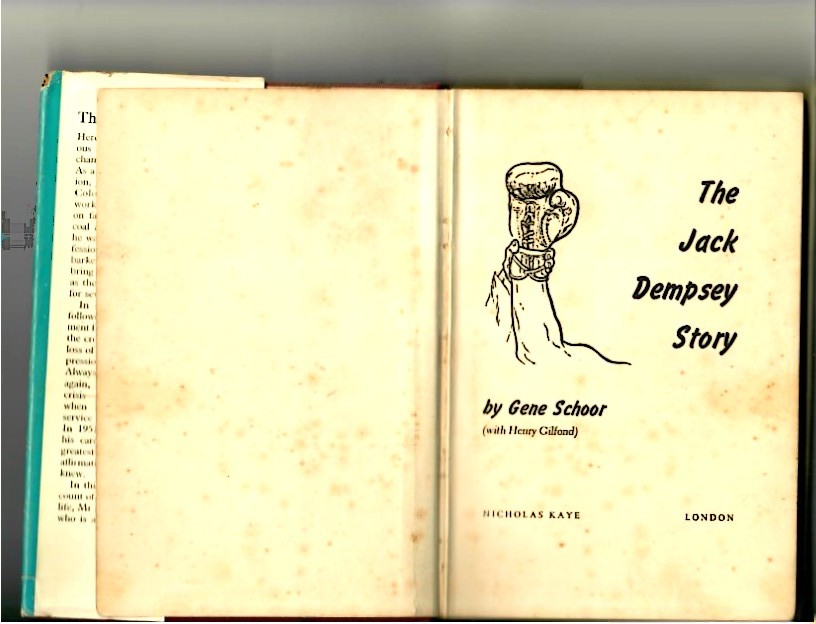 Schoor,Gene - The Jack Dempsey Story - Image 2