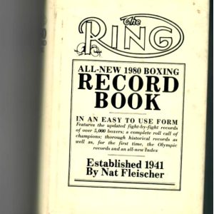 Sugar, Bert - The Ring All-New 1980 Boxing Record Book